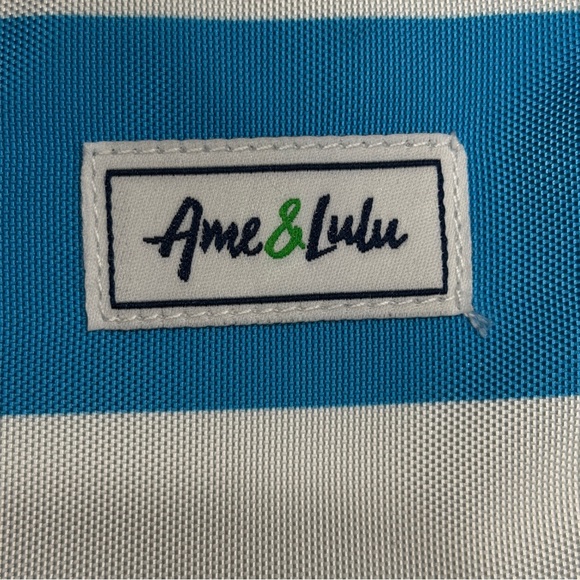 Ame and Lulu Game On Tennis Backpack Marine GTBP215 Nylon Padded Shoulders New - Picture 3 of 14